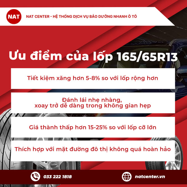 lốp 165 65r13