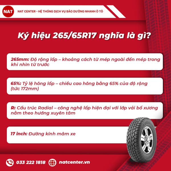 Lốp Xe 265 65r17