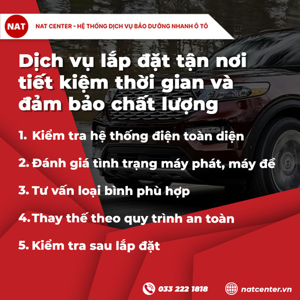 Dịch vụ lắp đặt tận nơi tiết kiểm thời gian và đảm bảo chất lượng