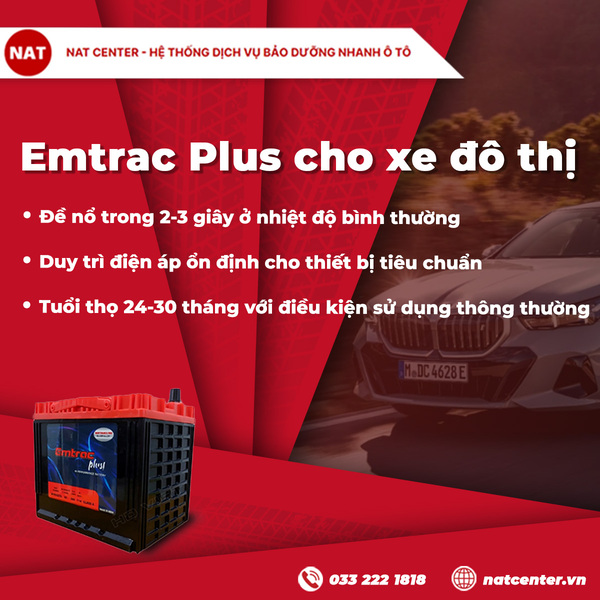 Emtrac Plus cho xe đô thị
