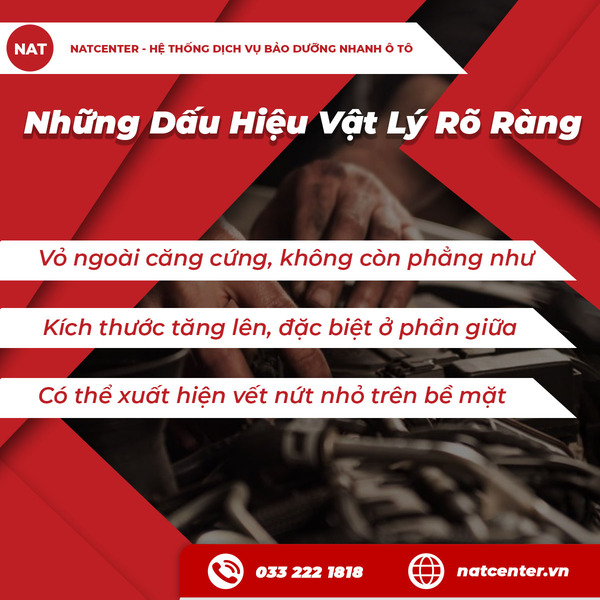 Những dấu hiệu vật lý rõ ràng