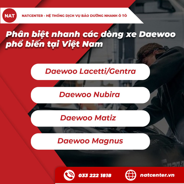 Phân biệt nhanh các dòng xe Daewoo phổ biến tại Việt Nam