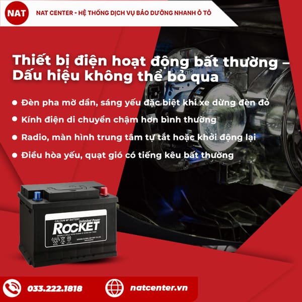 nguyên nhân ắc quy không tích điện