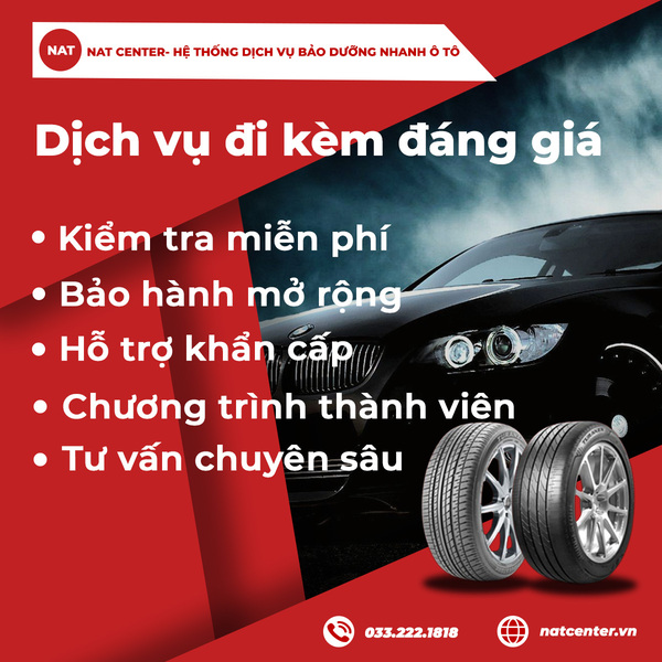 Dịch vụ đi kèm đáng giá
