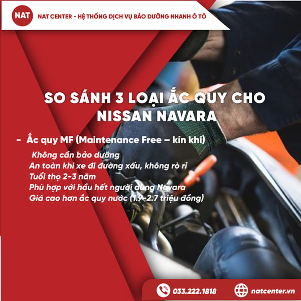 Ắc quy MF (Maintenance Free – kín khí)
