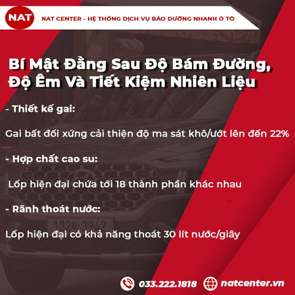 Bí Mật Đằng Sau Độ Bám Đường, Độ Êm Và Tiết Kiệm Nhiên Liệu