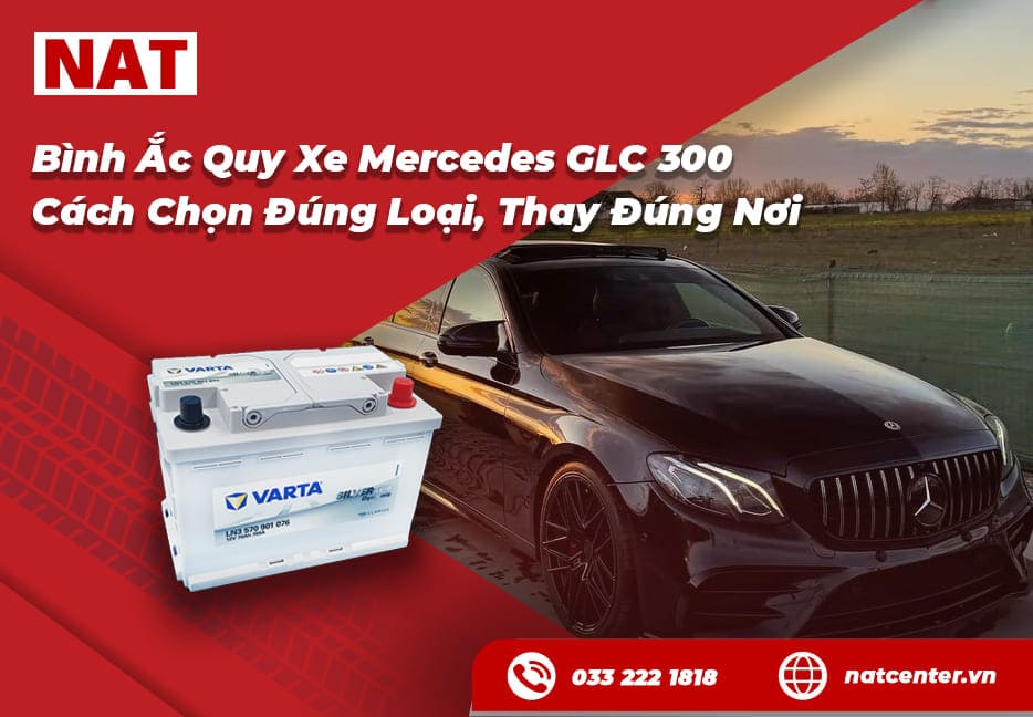 Ắc quy xe Mercedes GLC 300