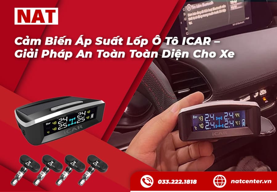 Cảm Biến Áp Suất Lốp Ô Tô ICAR