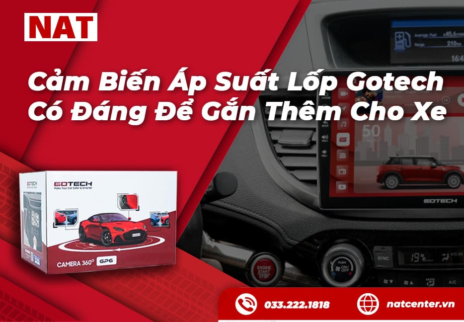 Cảm Biến Áp Suất Lốp Gotech - Có Đáng Để Gắn Thêm Cho Xe?