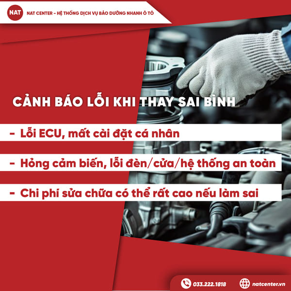 Cảnh báo: Những lỗi thường gặp