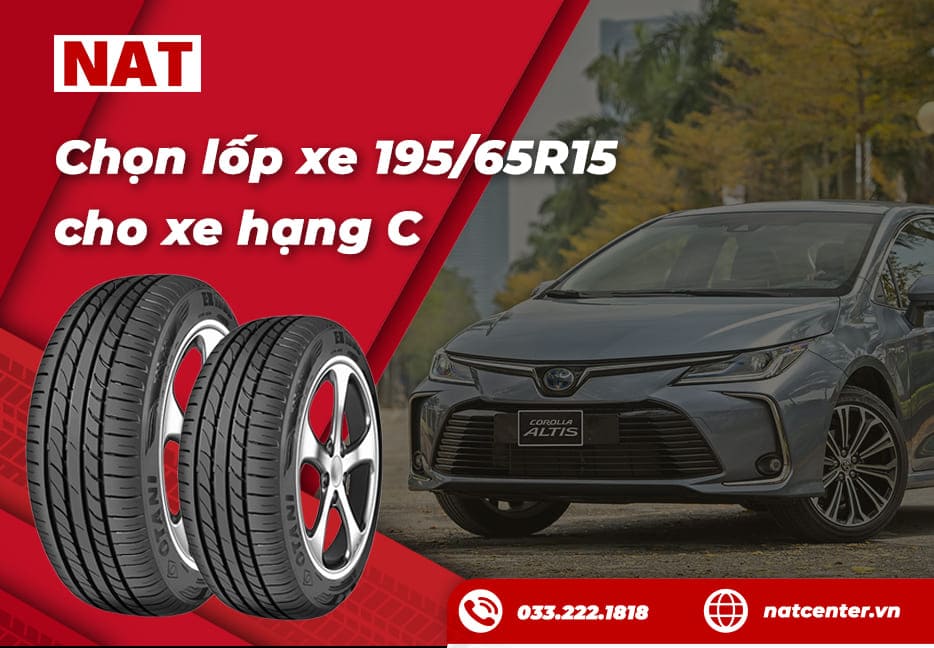 Chọn lốp xe 195_65R15 cho xe hạng C