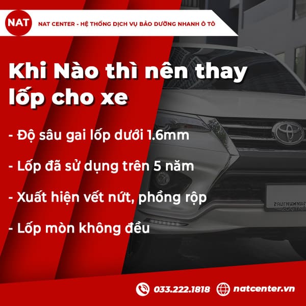 Khi Nào Thay Lốp Và Có Thể Thay Đổi Kích Thước?
