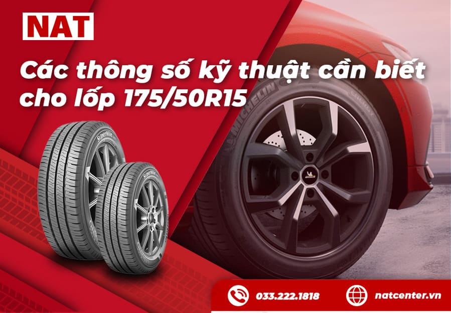 Lốp 175/50R15 cho xe nhỏ đô thị