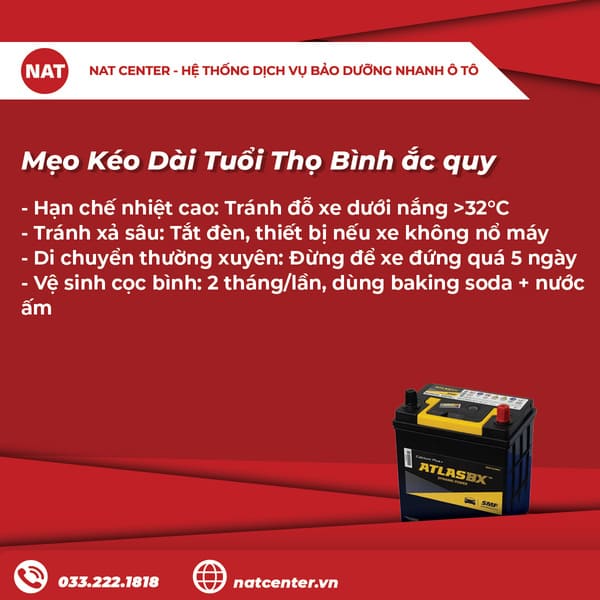 Mẹo Kéo Dài Tuổi Thọ Bình Tại Trung Tâm NAT