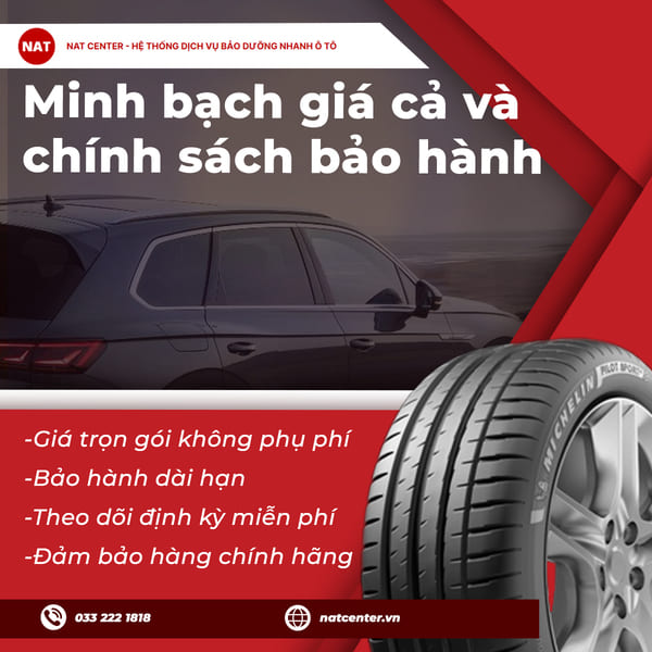 Minh bạch giá cả và chính sách bảo hành