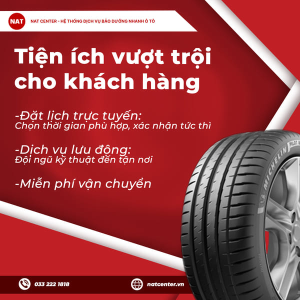 Tiện ích vượt trội cho khách hàng
