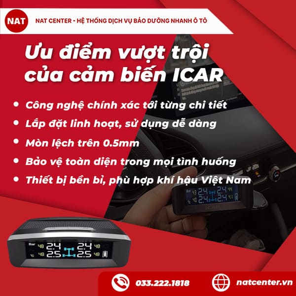 Ưu điểm vượt trội của cảm biến ICAR từ NAT Center