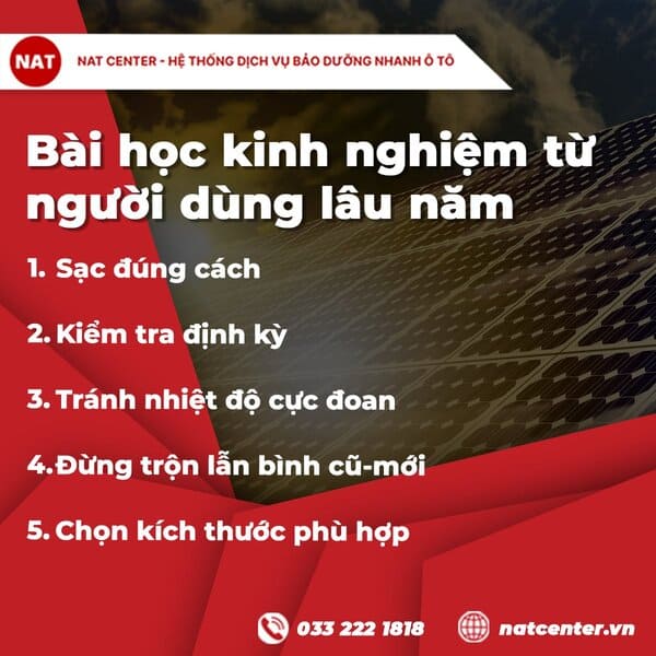 Bài học kinh nghiệm từ người dùng lâu năm