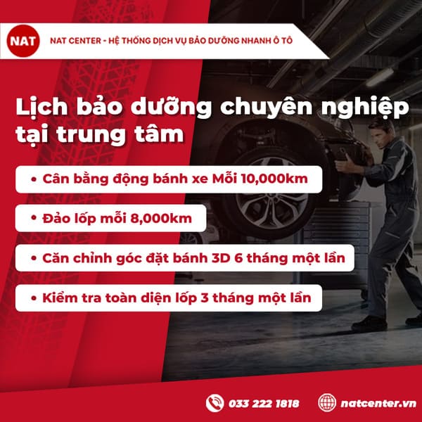 Lịch bảo dưỡng chuyên nghiệp
