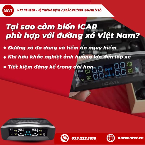 Tại sao cảm biến ICAR phù hợp với đường xá Việt Nam?