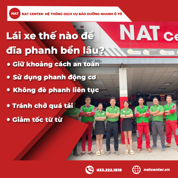 Lái xe thế nào để đĩa phanh bền lâu?