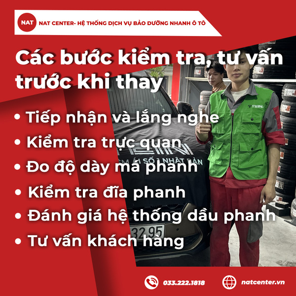 Các bước kiểm tra, tư vấn trước khi thay