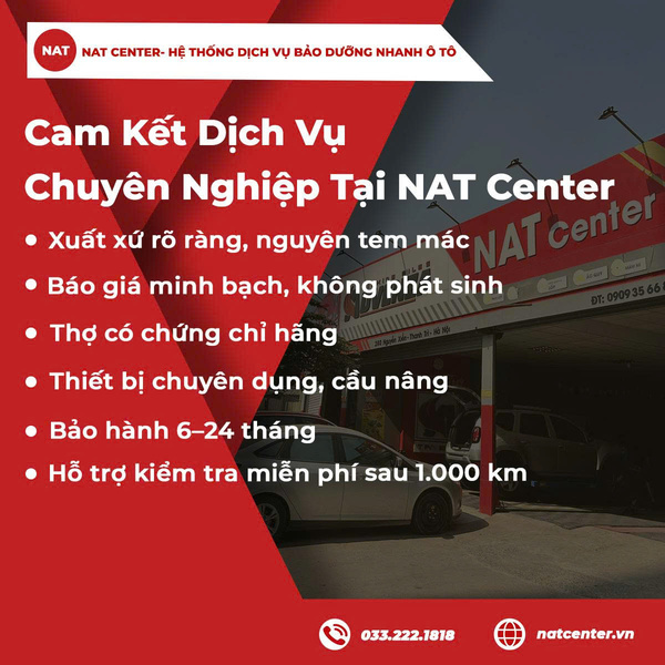 Cam kết dịch vụ chuyên nghiệp Trải nghiệm thực tế tại trung tâm bảo dưỡng