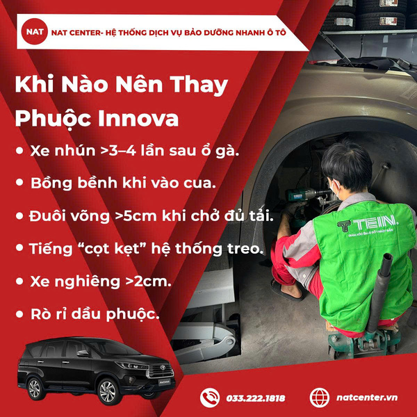 hi Nào Nên Thay Phuộc Innova