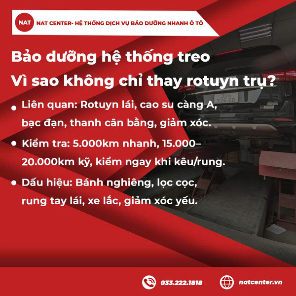 Bảo dưỡng hệ thống treo