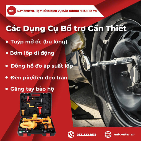 Các dụng cụ bổ trợ cần thiết