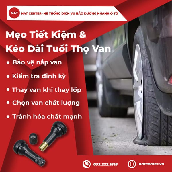 Mẹo tiết kiệm & kéo dài tuổi thọ van