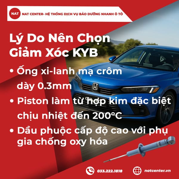 Lý Do Nên Chọn Giảm Xóc KYB