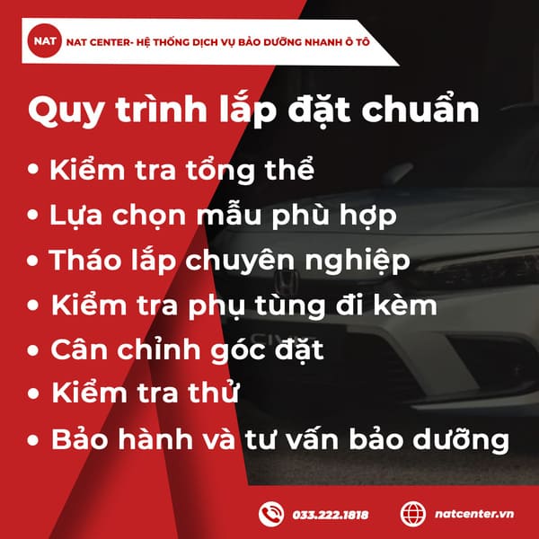 Quy trình lắp đặt chuẩn