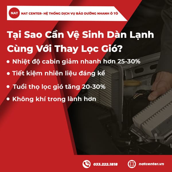 Tại sao cần vệ sinh dàn lạnh cùng với thay lọc gió