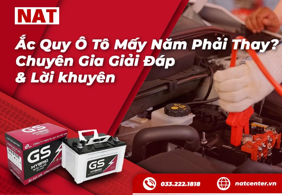 Ắc quy ô tô mấy năm phải thay