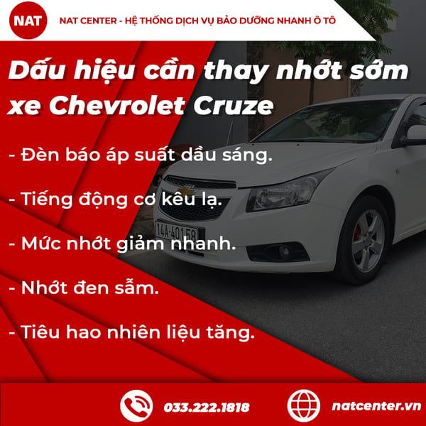 Dấu hiệu cần thay nhớt sớm