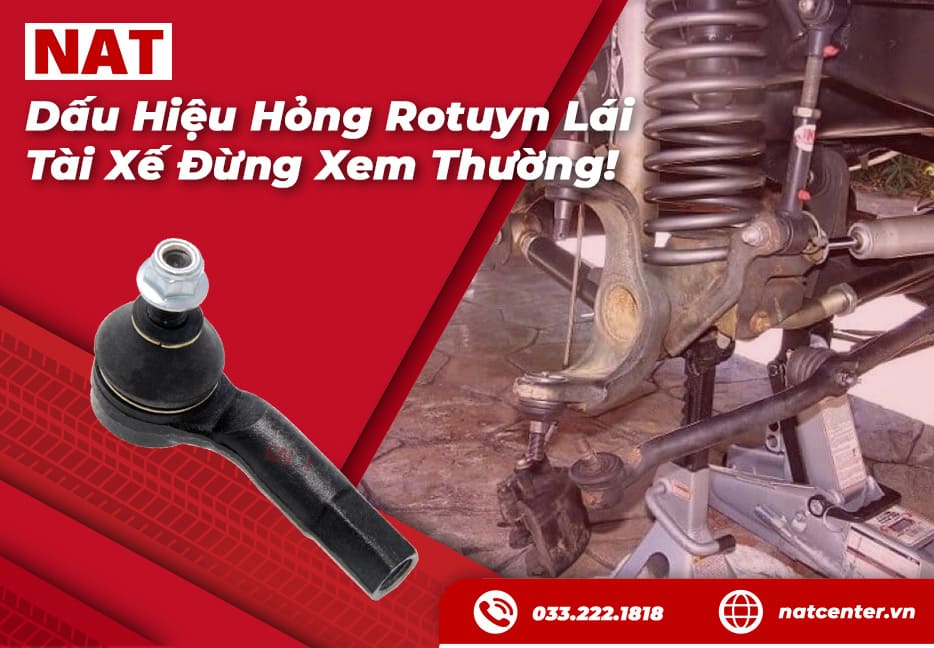 Dấu hiệu hỏng rotuyn lái