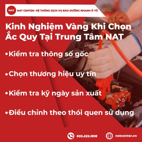 Kinh Nghiệm Vàng Khi Chọn Ắc Quy