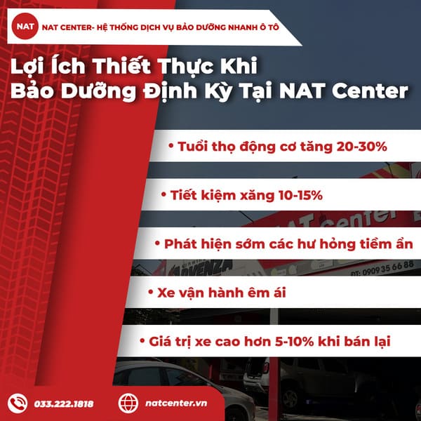Lợi ích thiết thực khi bảo dưỡng định kỳ