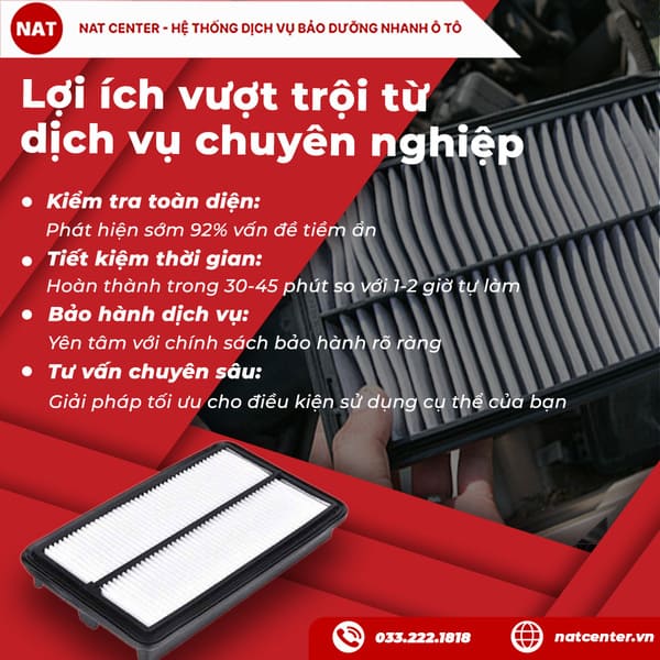 Lợi ích vượt trội từ dịch vụ chuyên nghiệp