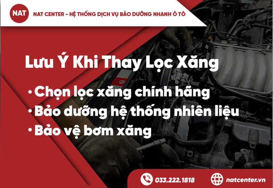 Lưu Ý Quan Trọng Khi Thay Lọc Xăng Camry