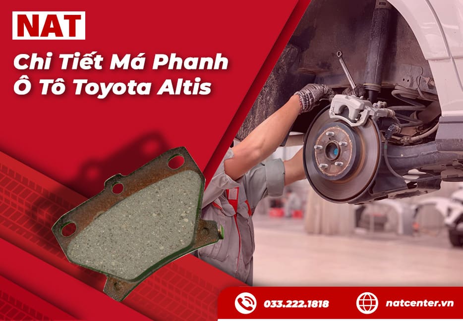 Má phanh ô tô Toyota Altis