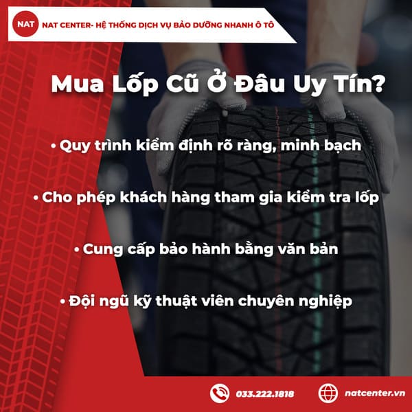Mua lốp cũ ở đâu uy tín?
