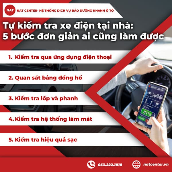 Tự kiểm tra xe điện tại nhà