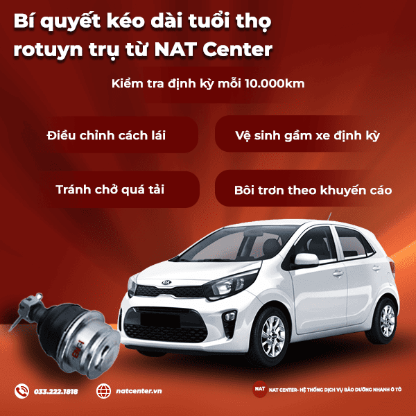 Bí quyết kéo dài tuổi thọ rotuyn trụ từ NAT Center