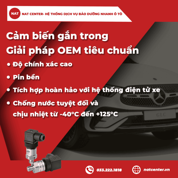 Cảm biến gắn trong – Giải pháp OEM tiêu chuẩn