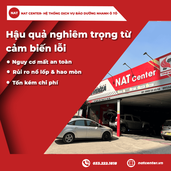 Hậu quả nghiêm trọng từ cảm biến lỗi