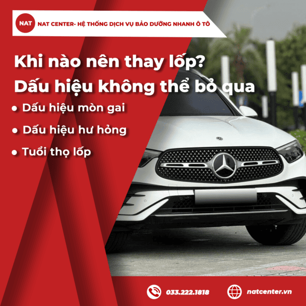 Khi nào nên thay lốp? Dấu hiệu không thể bỏ qua