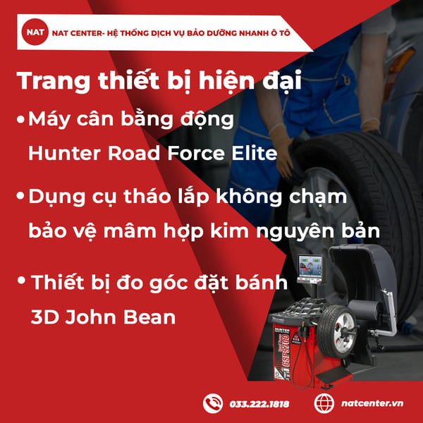 Trang thiết bị hiện đại