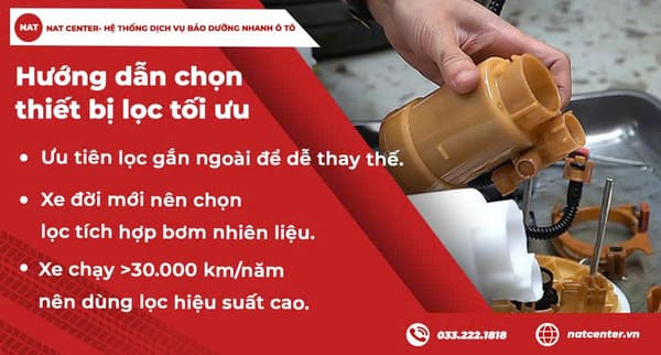Hướng Dẫn Chọn Lọc Xăng Từ NAT Center